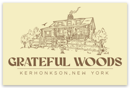Grateful Woods Lodge Sticker